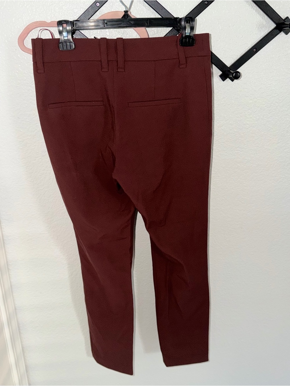 The Reset Women’s Chestnut High Rise Stretch Slim Straight Pants Size M NWT - Picture 5 of 5